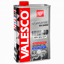 VALESCO EUROTEC Масло моторное полусинтетическое GX 5000 API SN/CF ACEA A3/B4 жесть 10W-40 1л /12шт